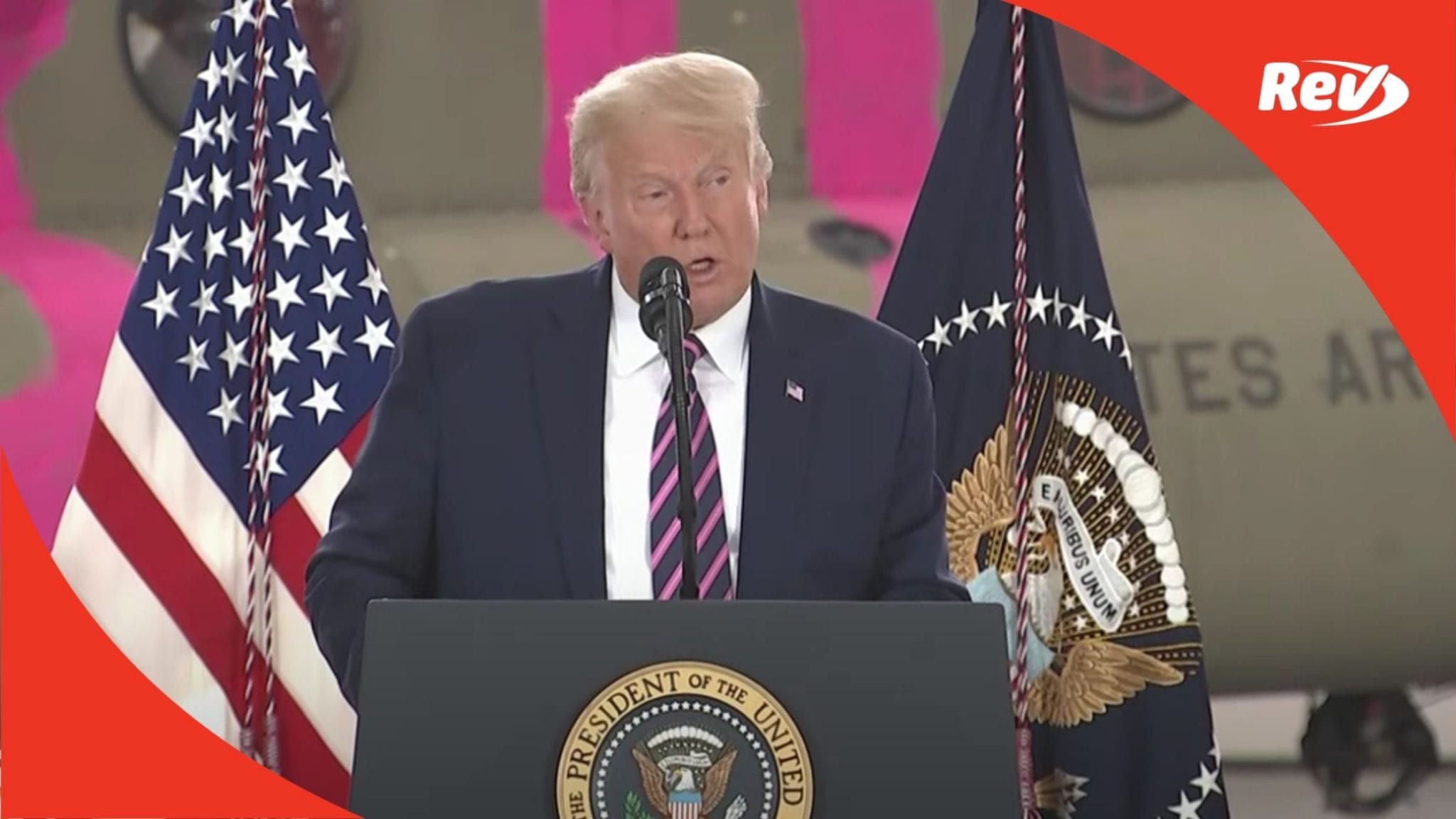 Donald Trump Recognizes California National Guard Speech Transcript September 14