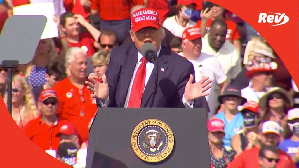 Μεταγραφή ομιλίας Donald Trump Rally Tampa, FL 29 Οκτωβρίου