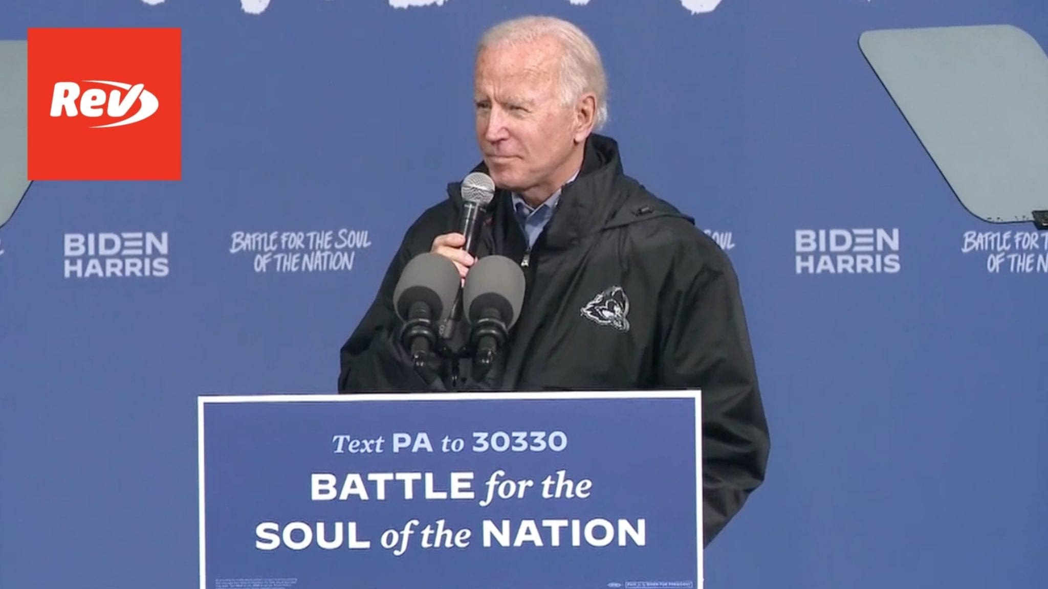 Joe Biden Campaign Event Speech Transcript Philadelphia November 1