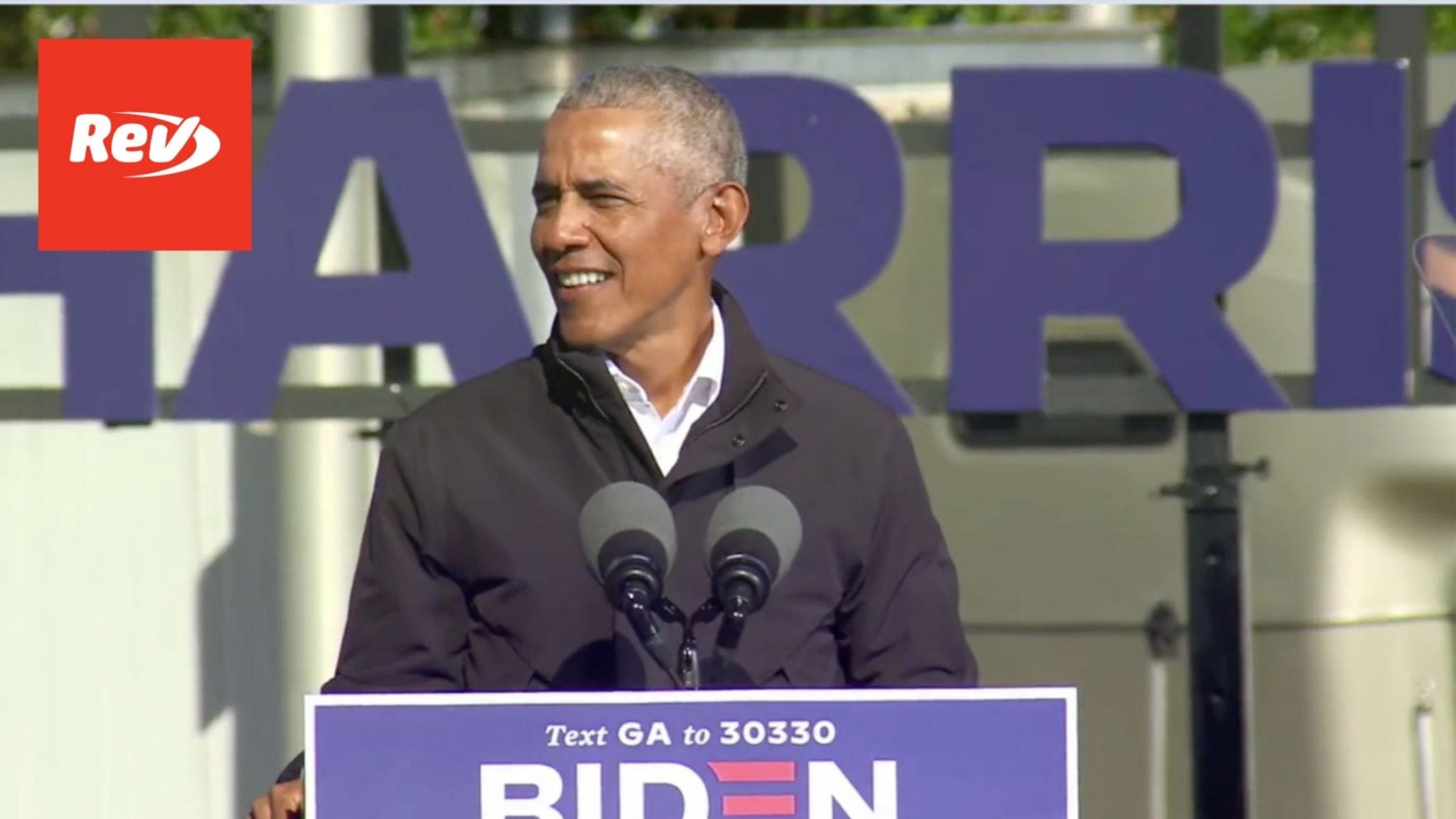 Barack Obama Drive-in Rally Speech Transcript Atlanta, GA November 2