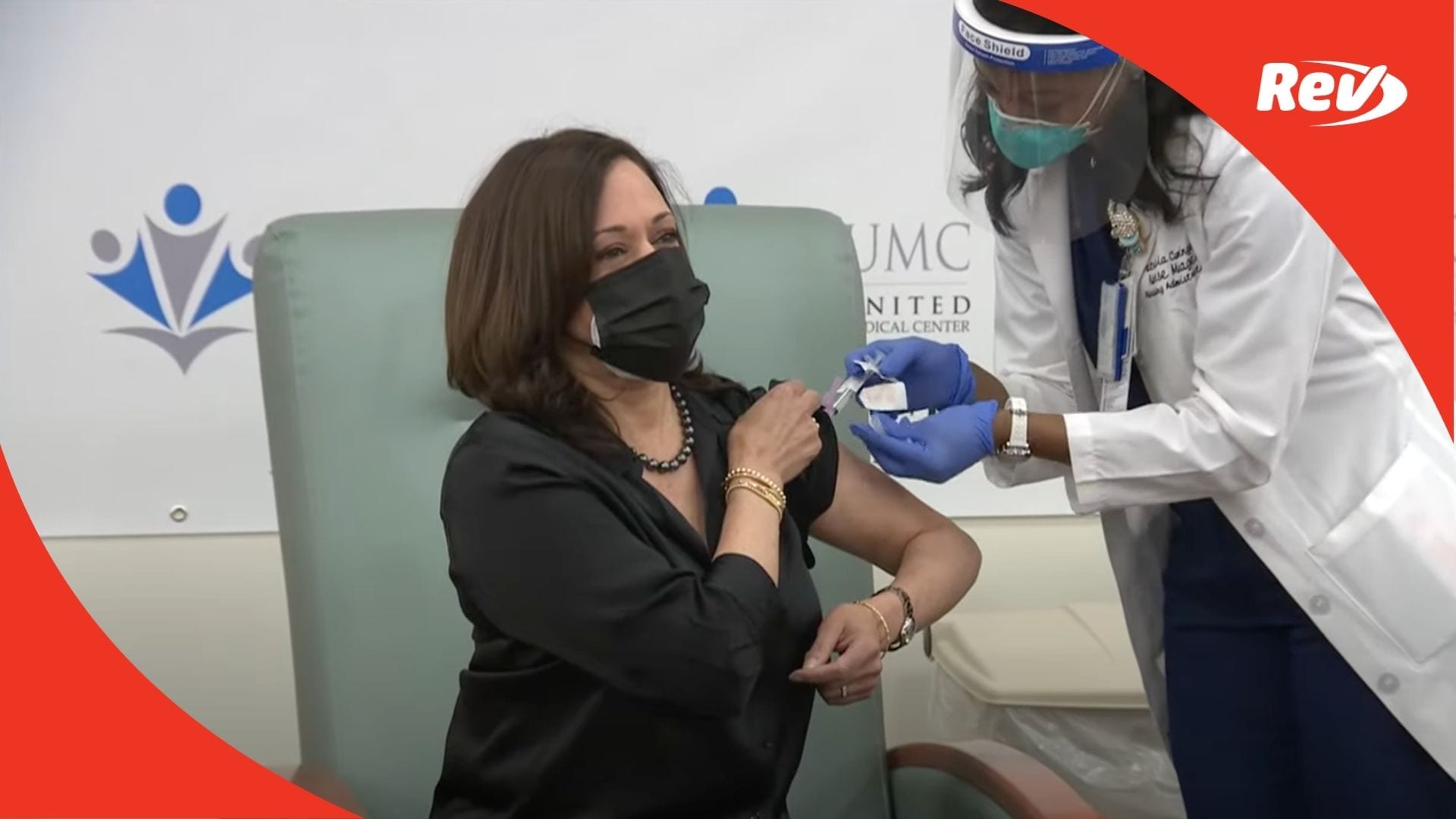 Kamala Harris Receives COVID-19 Vaccine