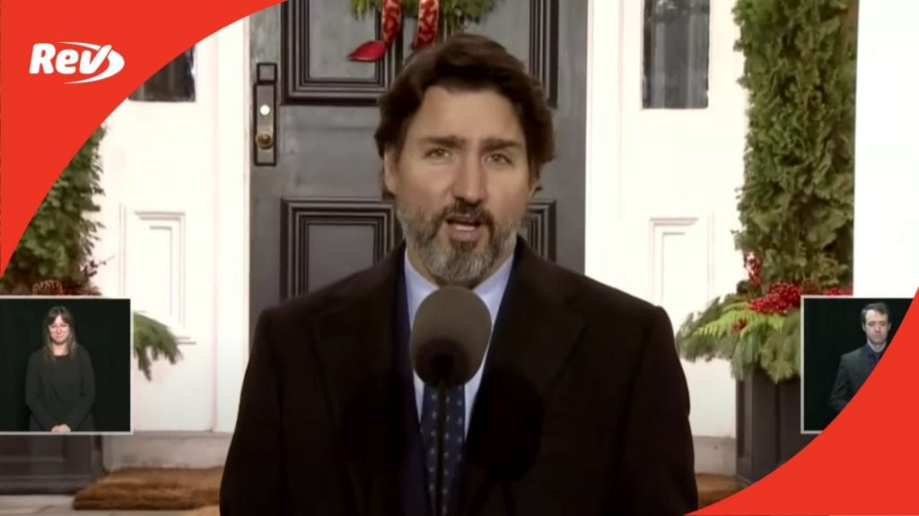 Justin Trudeau December 4 COVID-19 Press Conference Transcript