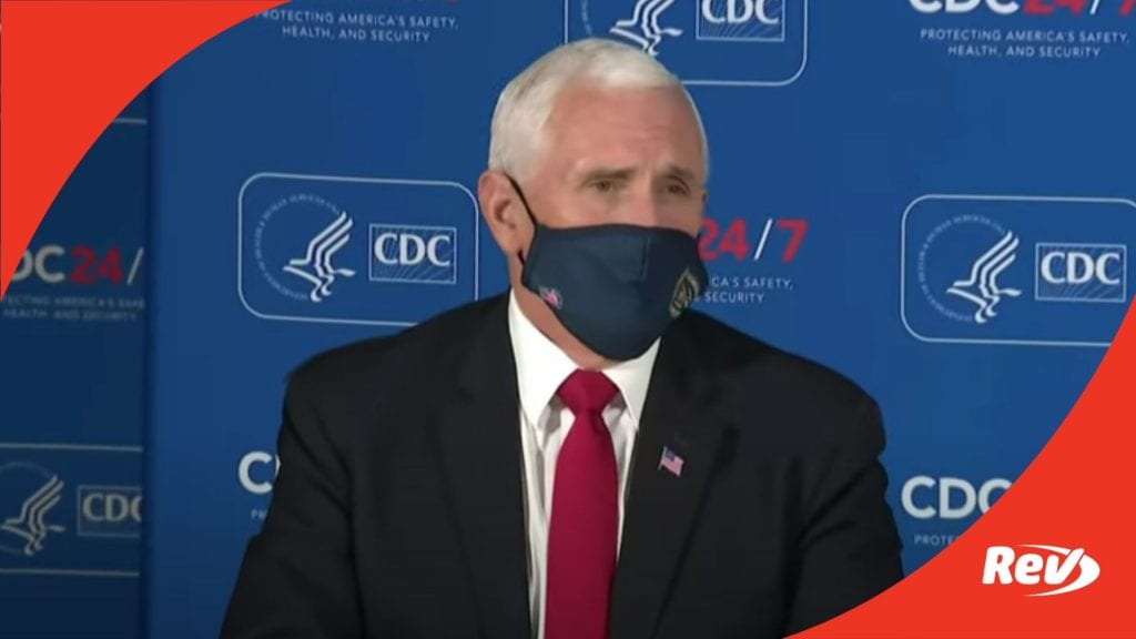 Mike Pence & CDC Discussion on COVID-19 Vaccine Transcript December 4