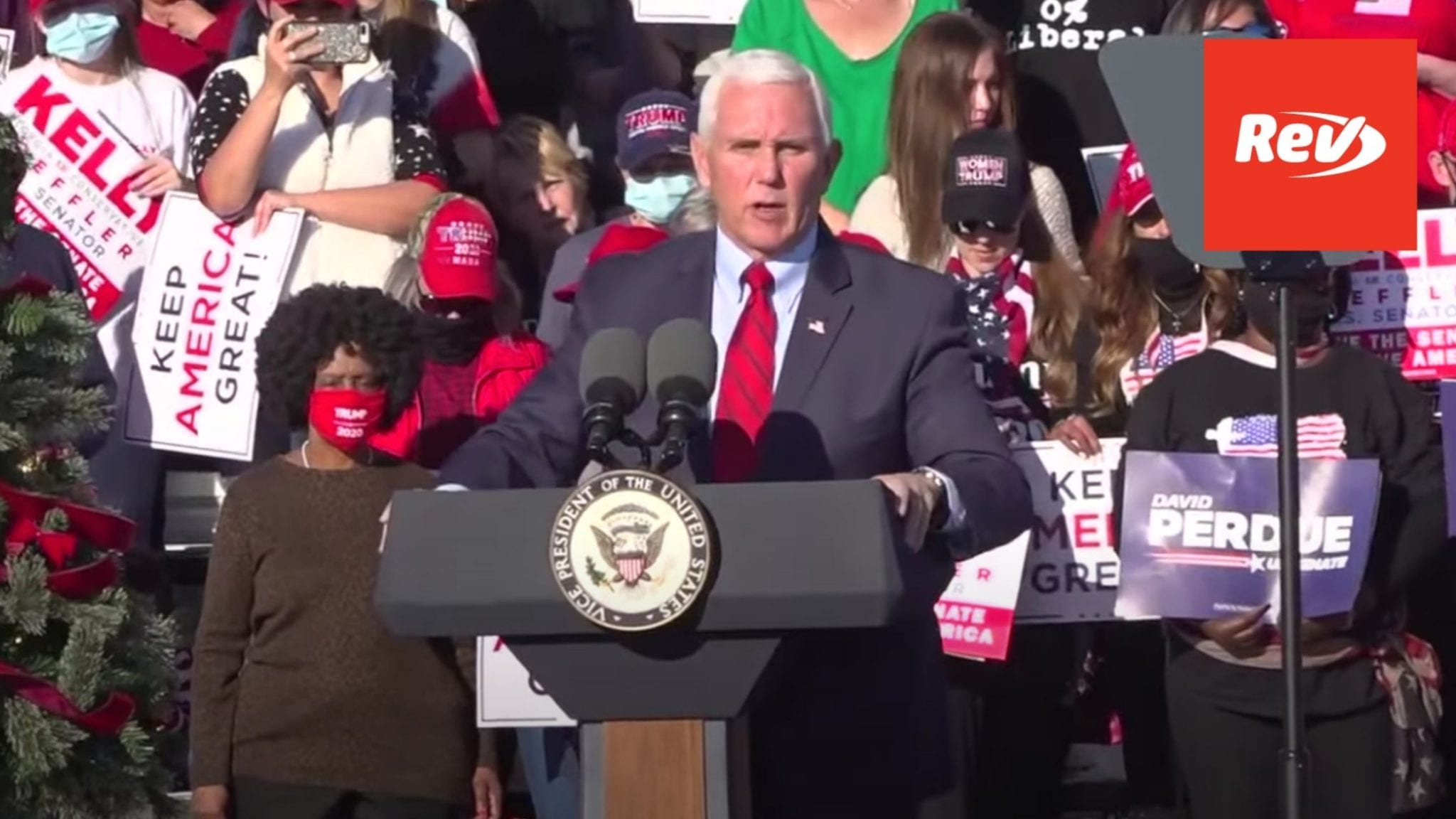 Mike Pence Speech Georgia Defend the Majority Rally Transcript December 10