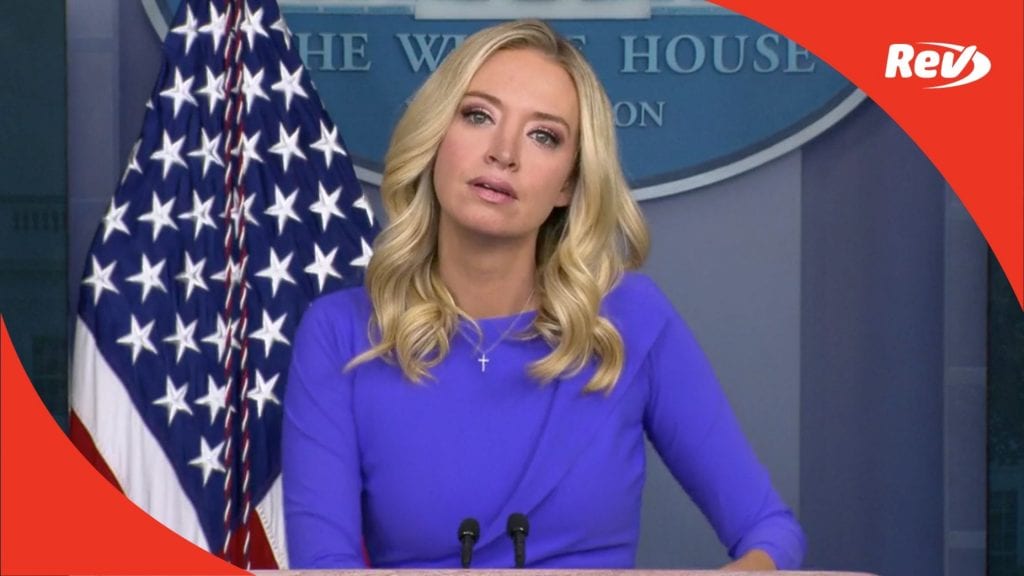 Press Secretary Kayleigh McEnany White House Press Conference Transcript December 15