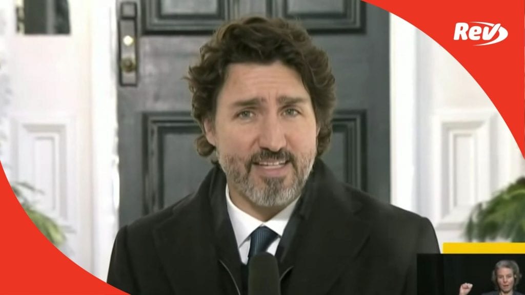 Justin Trudeau Press Conference January 8 Capitol Riot