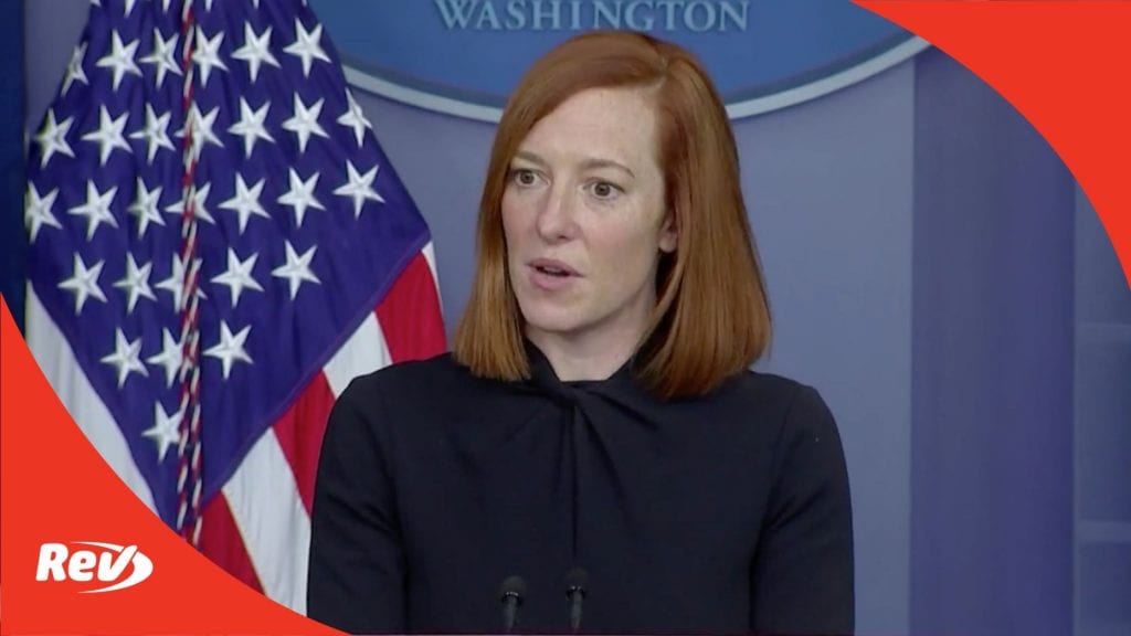 Press Secretary Jen Psaki White House Press Conference Transcript January 22