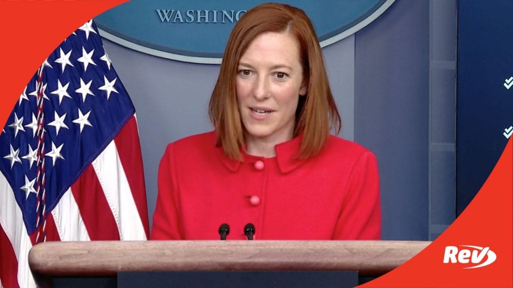 Press Secretary Jen Psaki White House Press Conference Call Transcript February 18