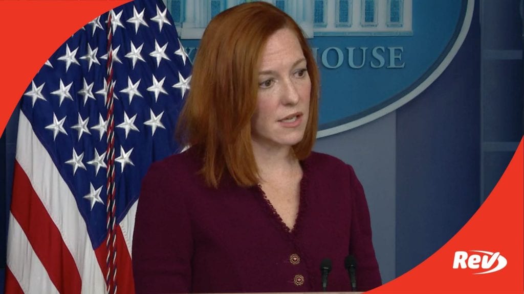 Press Secretary Jen Psaki White House Press Conference Transcript February 9