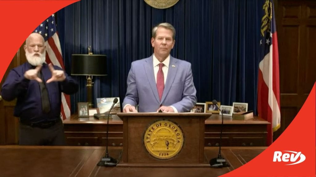 Brian Kemp Speech Georgia Voting Law