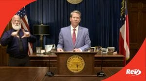 Brian Kemp Speech Georgia Νόμος περί ψηφοφορίας