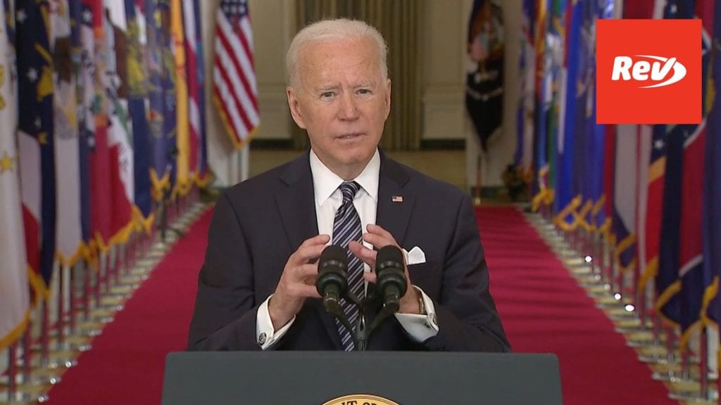 President Joe Biden Speech on Anniversary of COVID-19 Shutdown Transcript March 11