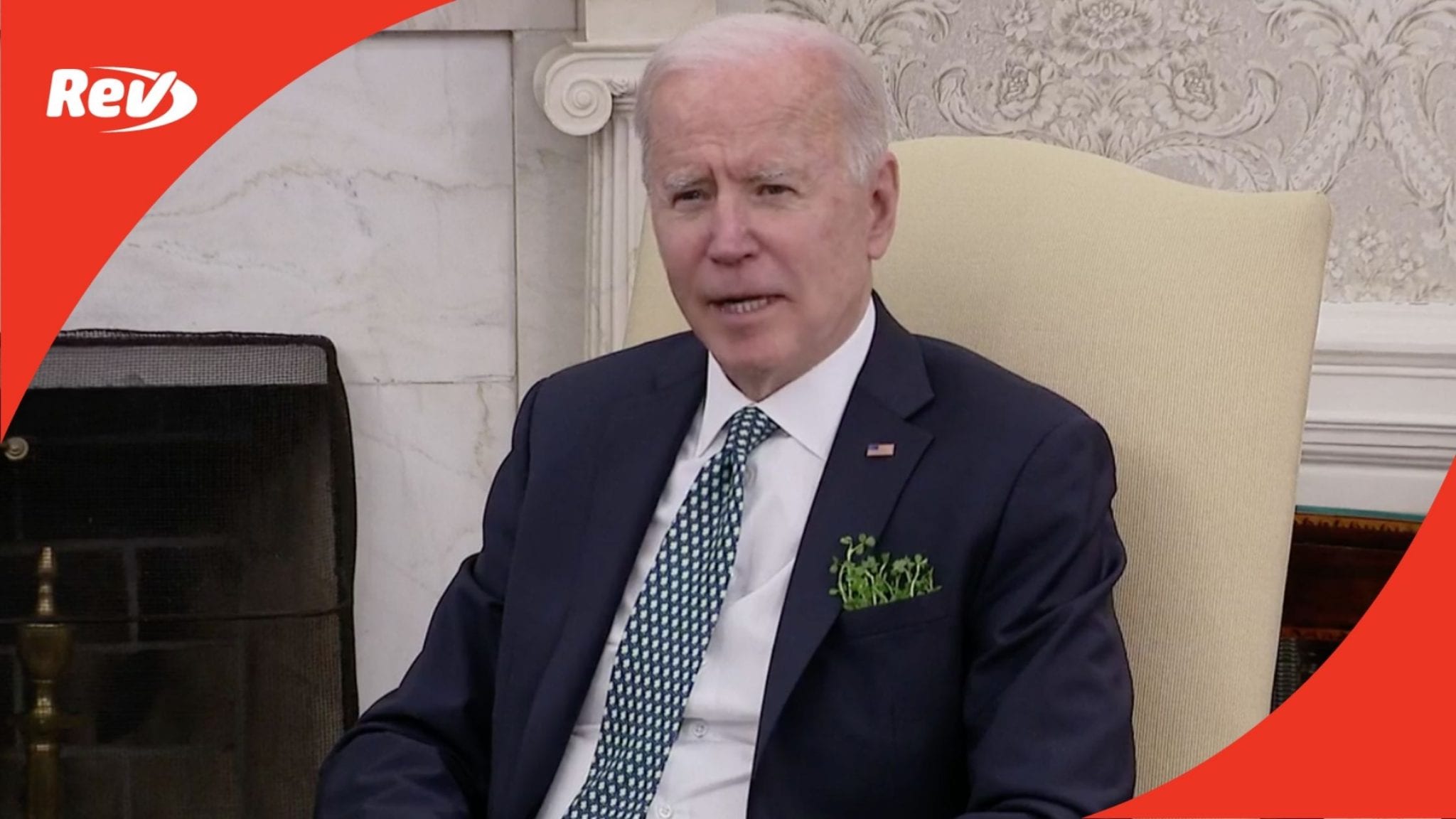 Joe Biden Meeting with Irish Prime Minister Transcript March 17