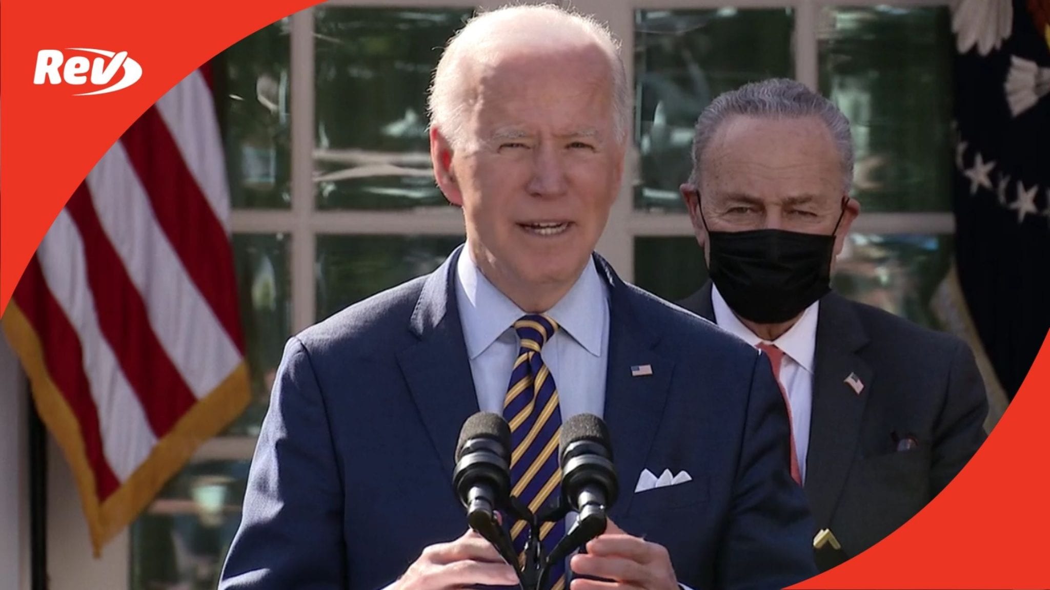 Biden, Harris, Schumer, Pelosi Rose Garden Speech on American Rescue Plan Transcript March 12
