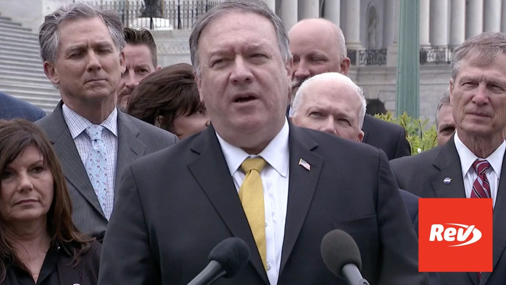 Former Sec. of State Mike Pompeo Press Conference on Iran Transcript April 21