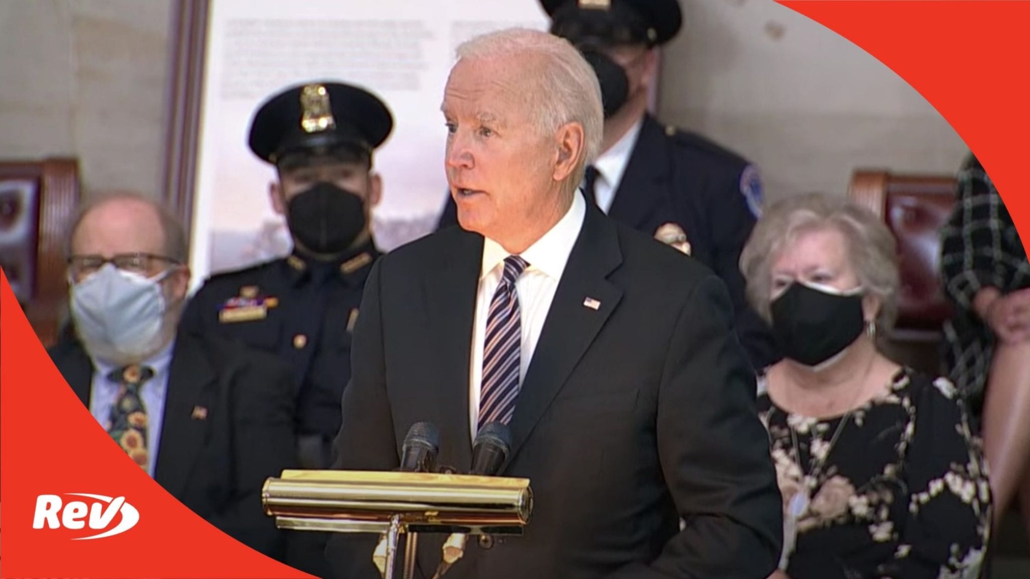 Joe Biden Eulogy Speech for Fallen Capitol Police Officer Billy Evans Transcript April 13