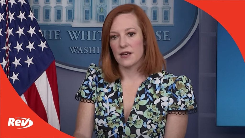 Press Secretary Jen Psaki White House Press Conference Transcript April 16