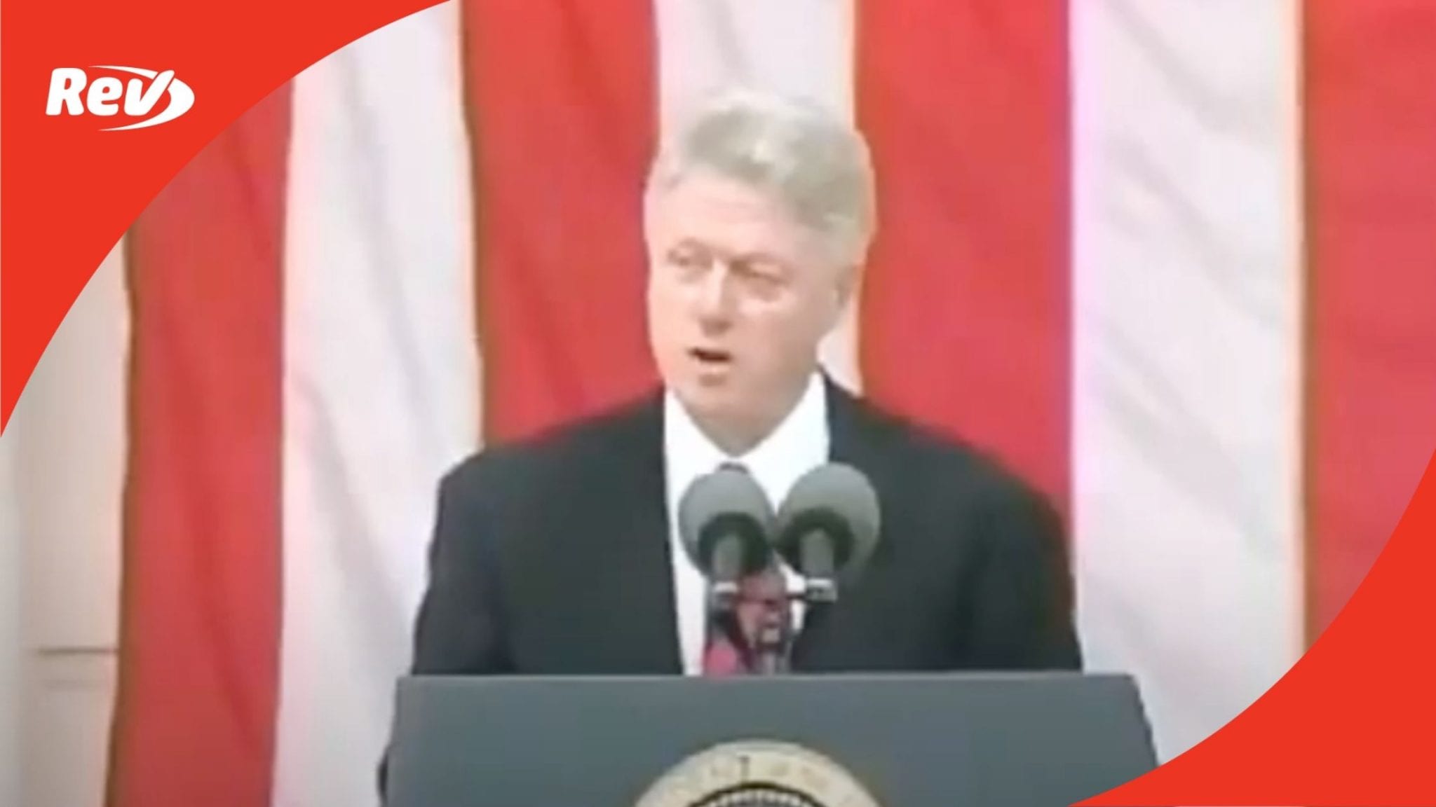 President Bill Clinton Memorial Day Speech 2000