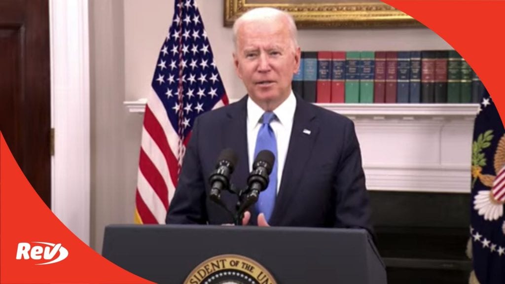 Joe Biden Colonial Pipeline Incident Briefing Speech Transcript May 13