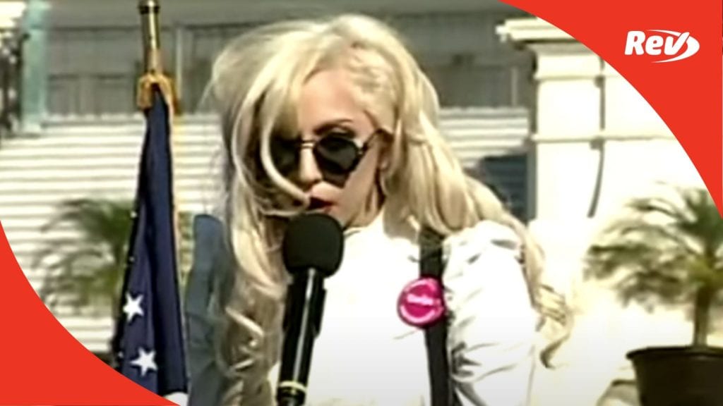 Lady Gaga Pride Speech Transcript National Equality March 2009
