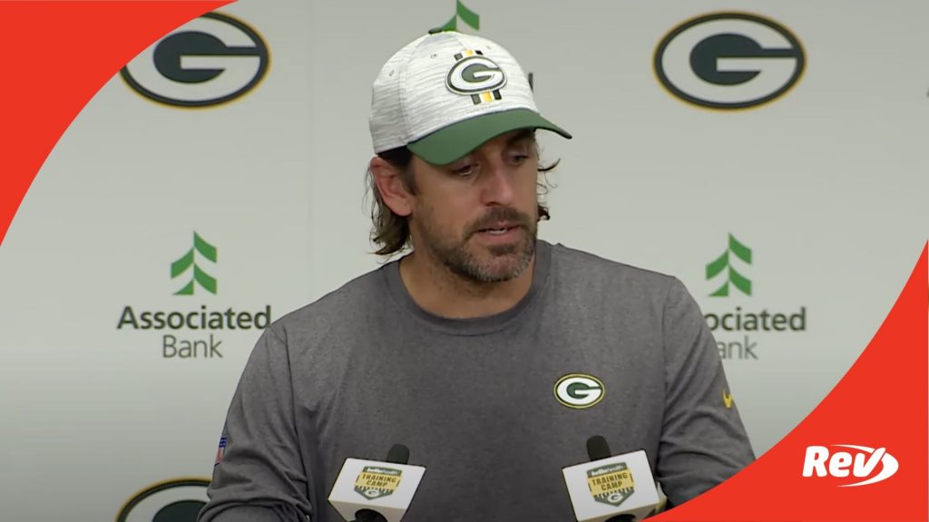 Aaron Rodgers Press Conference July 28
