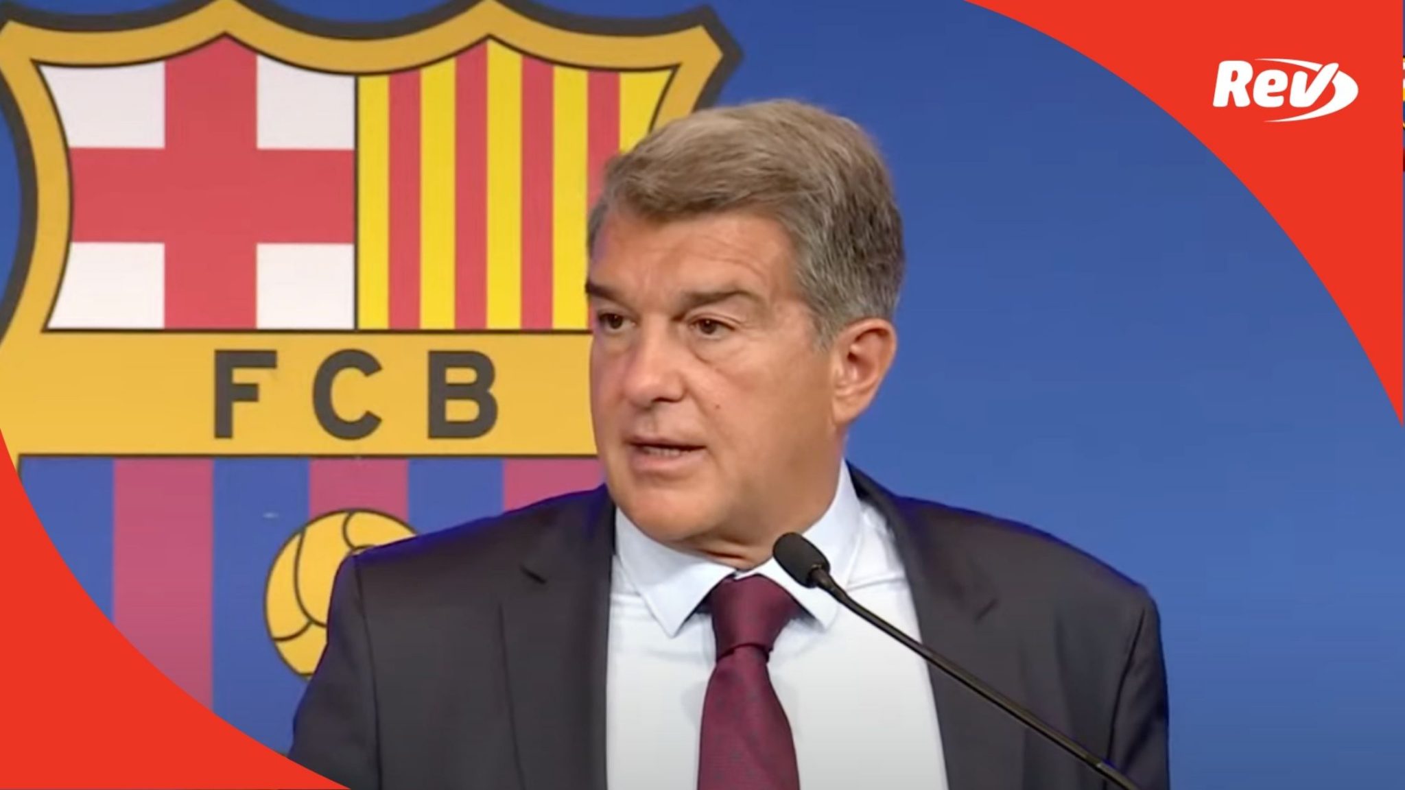 FC Barcelona President JOAN LAPORTA'S PRESS CONFERENCE