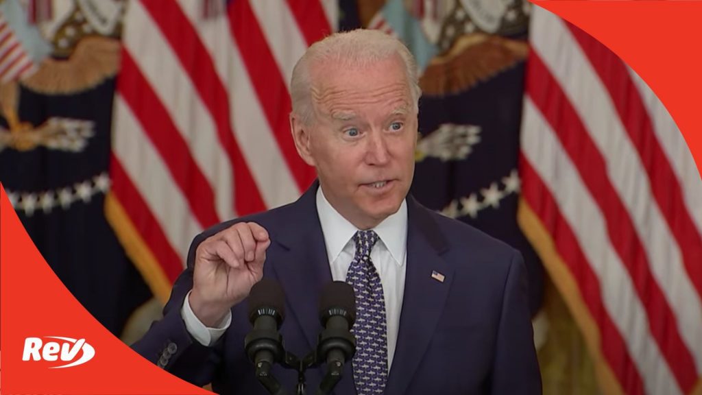 Η ομιλία του Joe Biden After Bill Bipartisan Infrastructure πέρασε το αντίγραφο στις 10 Αυγούστου