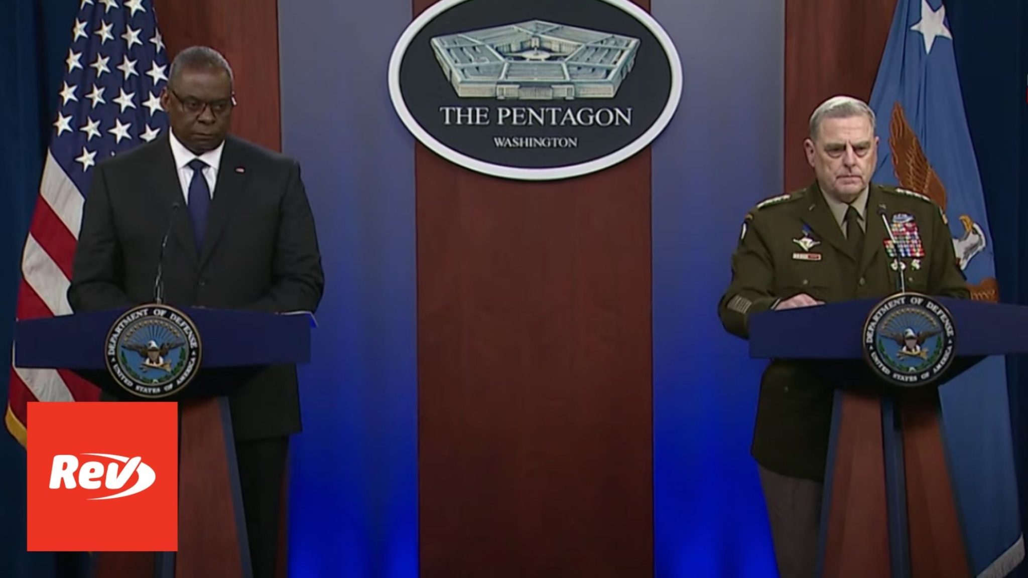 Pentagon Officials Lloyd Austin & Mark Milley Press Conference Transcript: Afghanistan Update