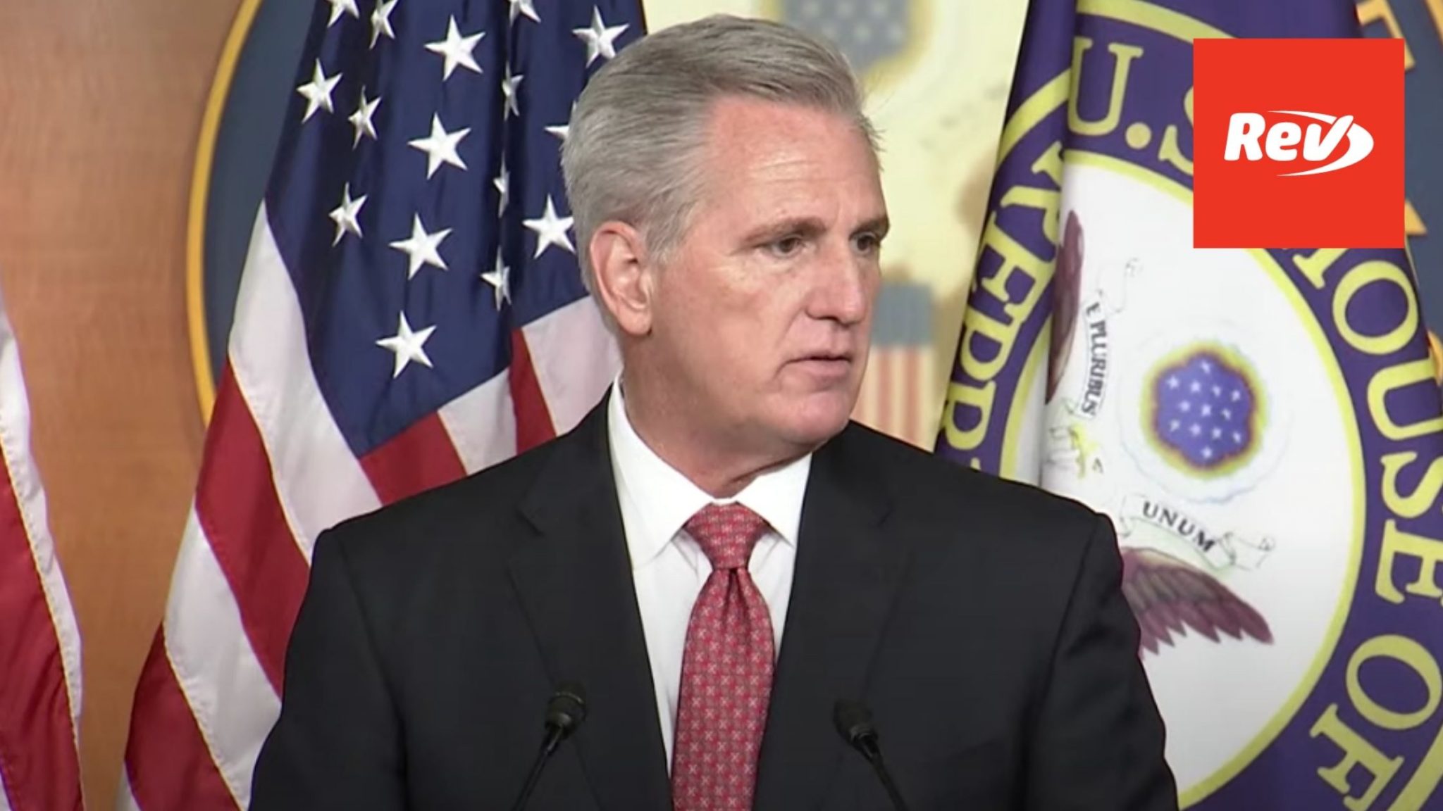 House GOP Leader Kevin McCarthy Weekly Press Conference Transcript August 25