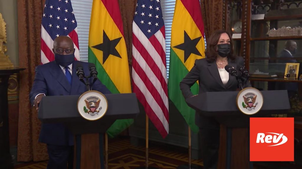 Kamala Harris Meets With President Of Ghana Transcript: Pledges COVID-19 Vaccine Donation
