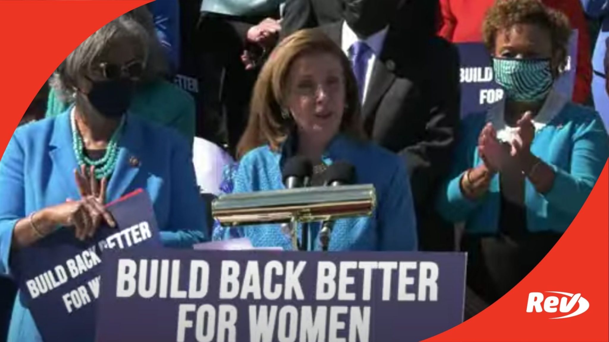 Nancy Pelosi, Democrats Build Back Better for Women Press Conference Transcript