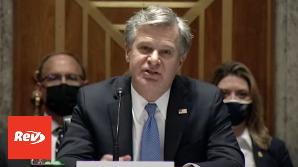 FBI Director Chris Wray Opening Statement Transcript: Domestic Terrorism Caseload More Than Doubled