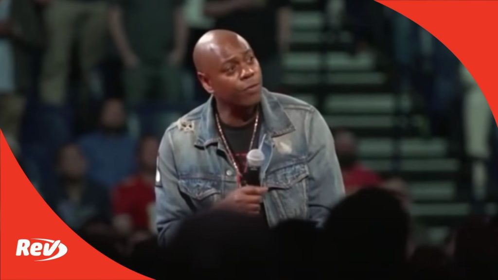 Dave Chappelle Response to Controversy Over Netflix Special Transcript