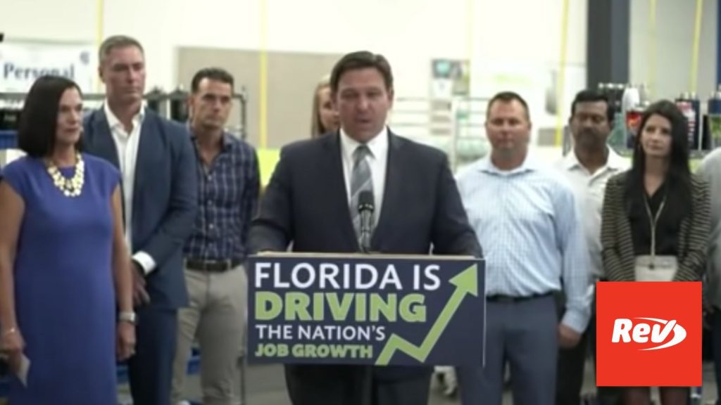 Ron DeSantis Offers Unvaccinated Police Officers $5,000 to Move to Florida Transcript