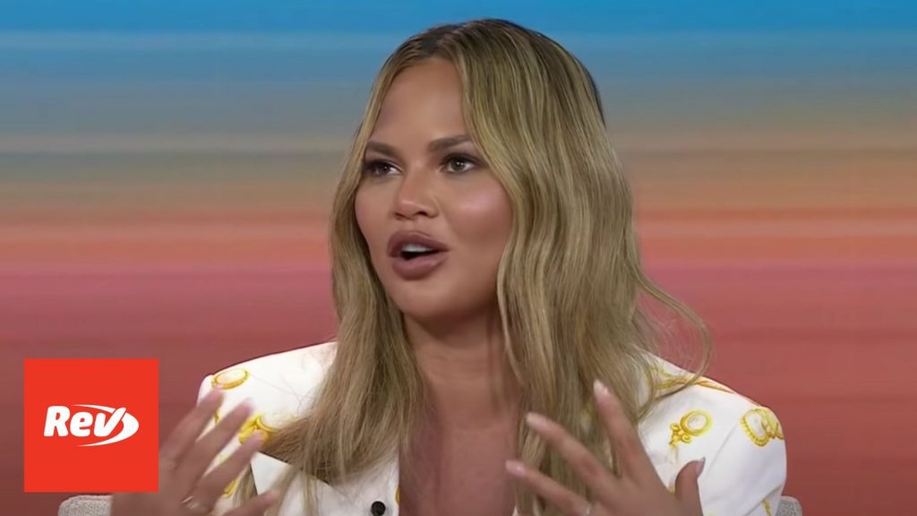 Chrissy Teigen Addresses Cyberbullying Allegations: TODAY Show Interview Transcript
