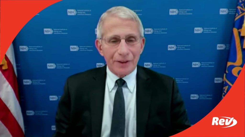White House COVID-19 Task Force, Dr. Fauci Press Conference Transcript October 1