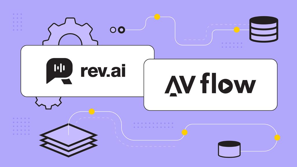 rev-ai-integrates-with-avflow-video-app-development-platform