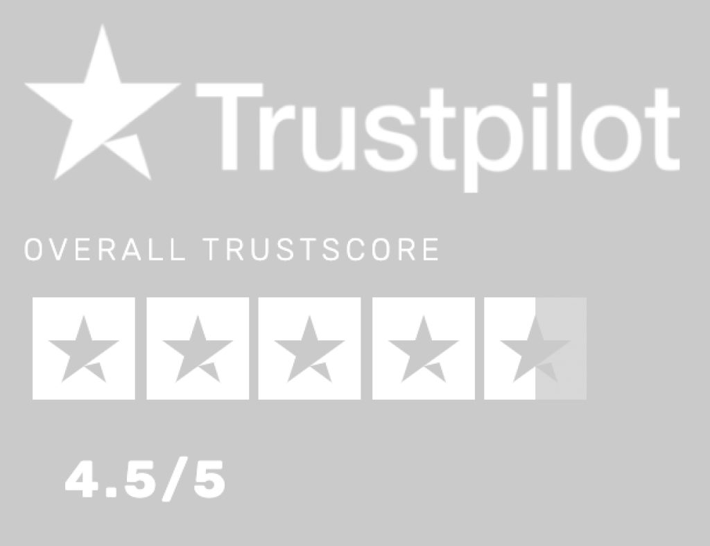 Trust pilot grey score card