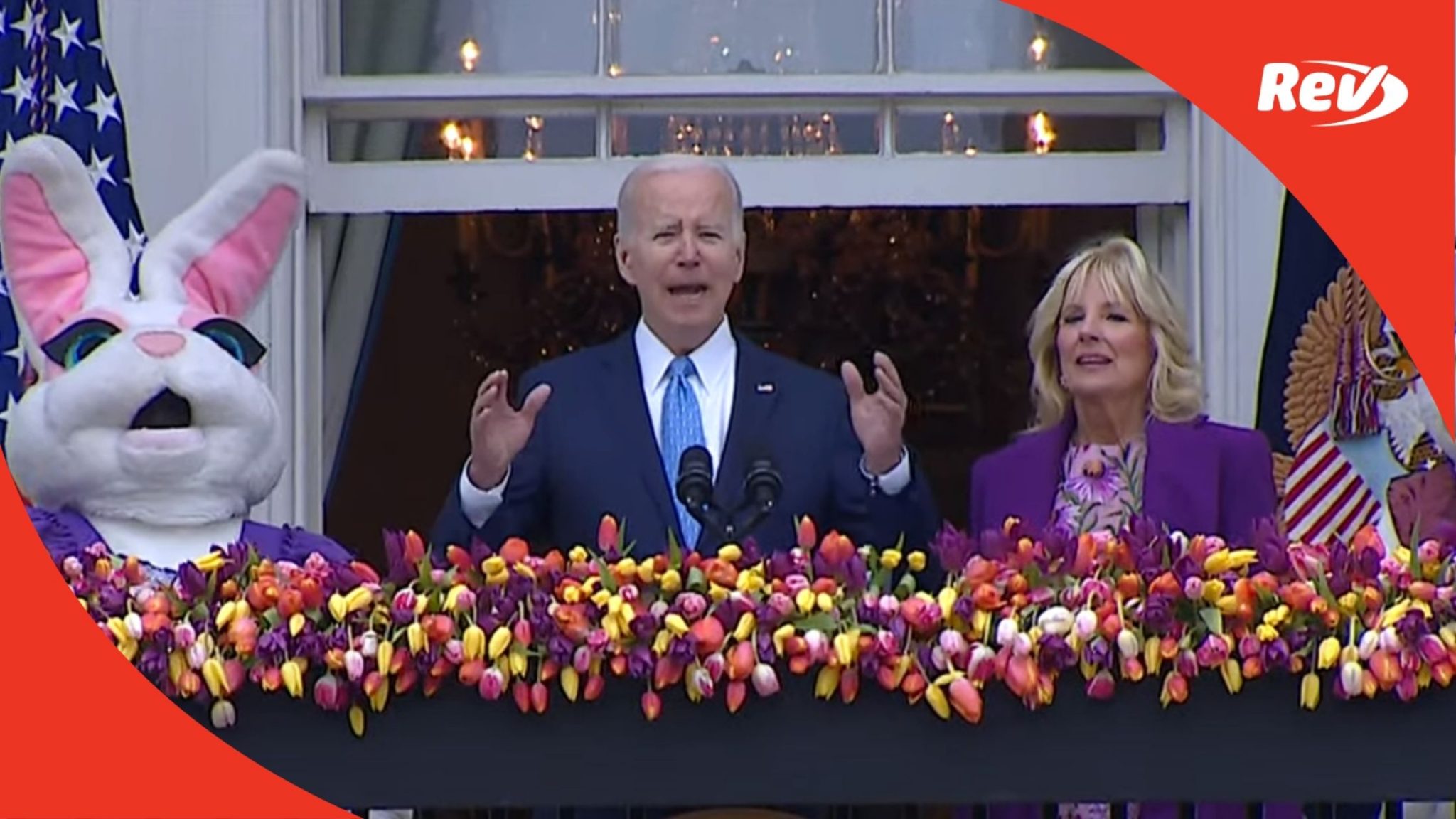 Biden delivers remarks at the 2022 White House Easter egg roll 4/18/22 Transcript