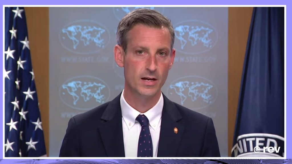 State Department spokesperson Ned Price holds news briefing 4/18/19 Transcript