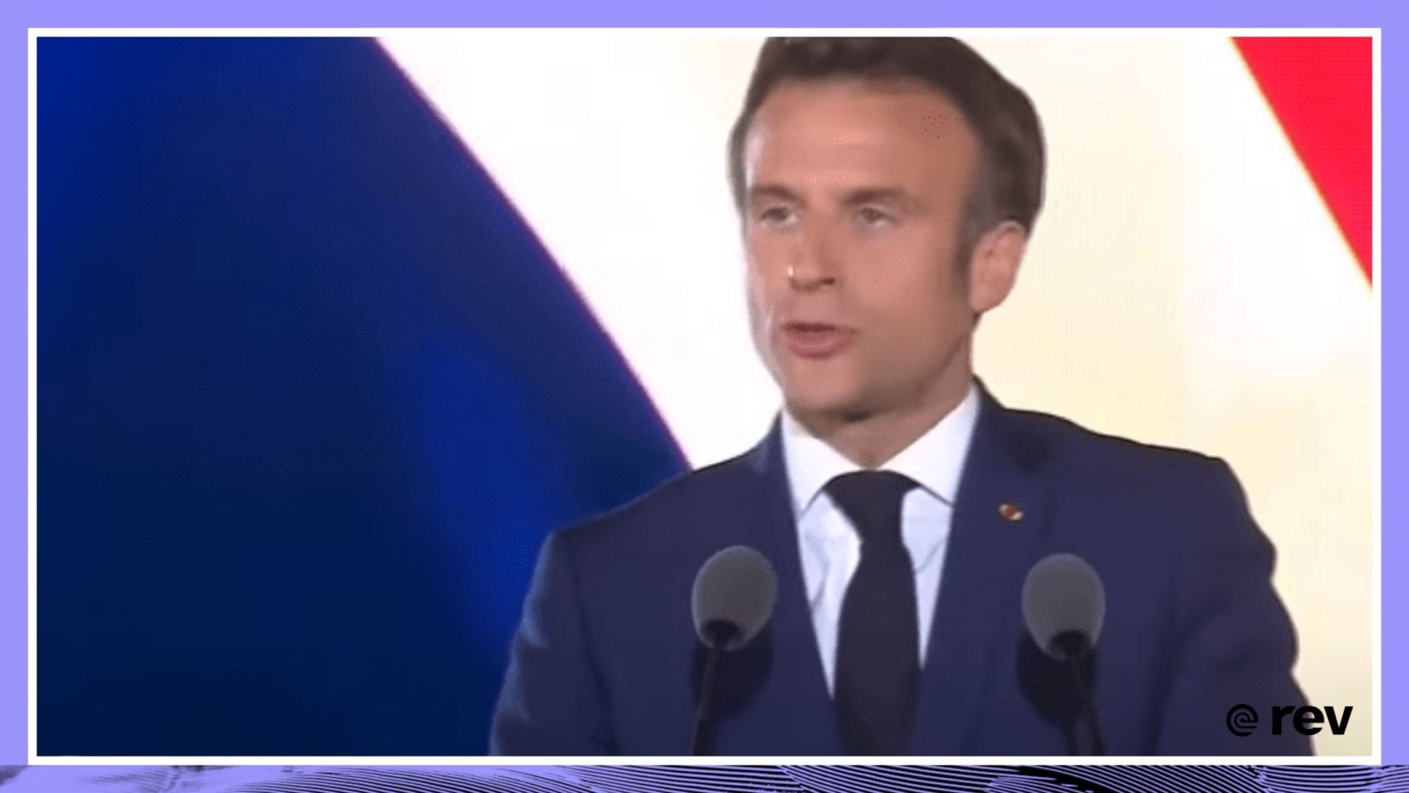 Emmanuel Macron: 'I will be president for all of us' 4/24/22 Transcript