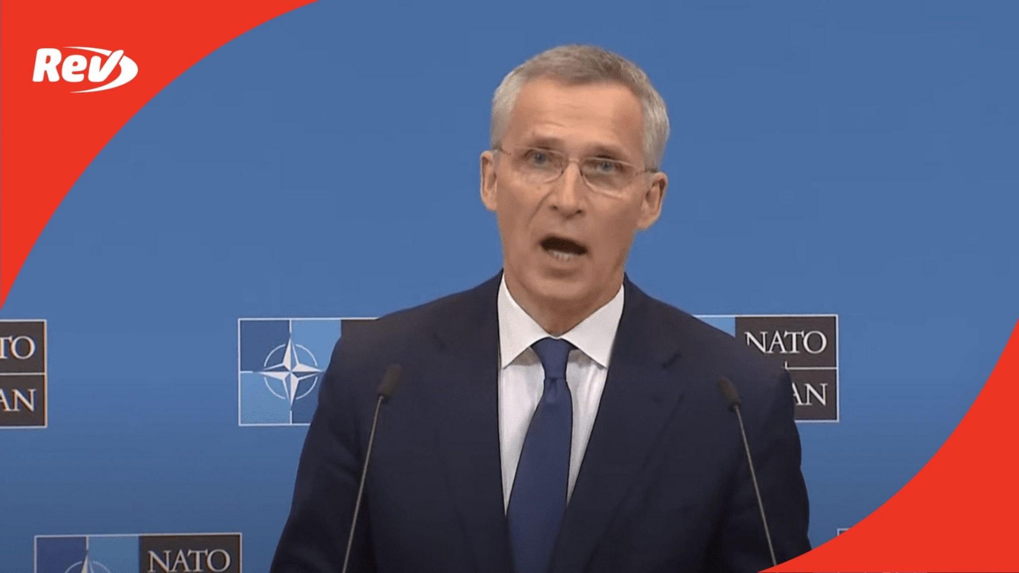 NATO Secretary General Stoltenberg holds a news conference 4/07/22 Transcript