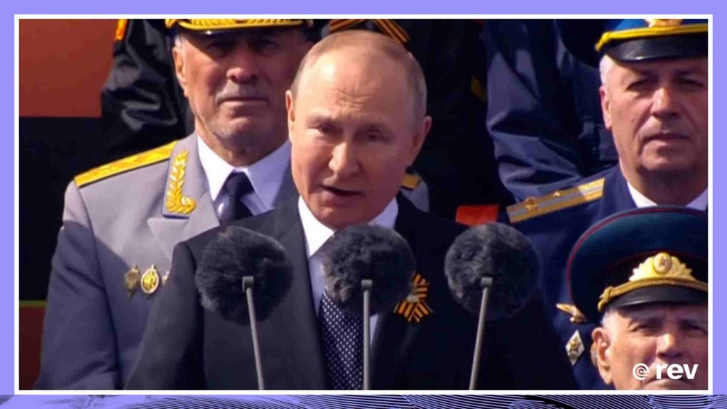 Putin addresses nation at Victory Day parade in Moscow 5/09/22 Transcript