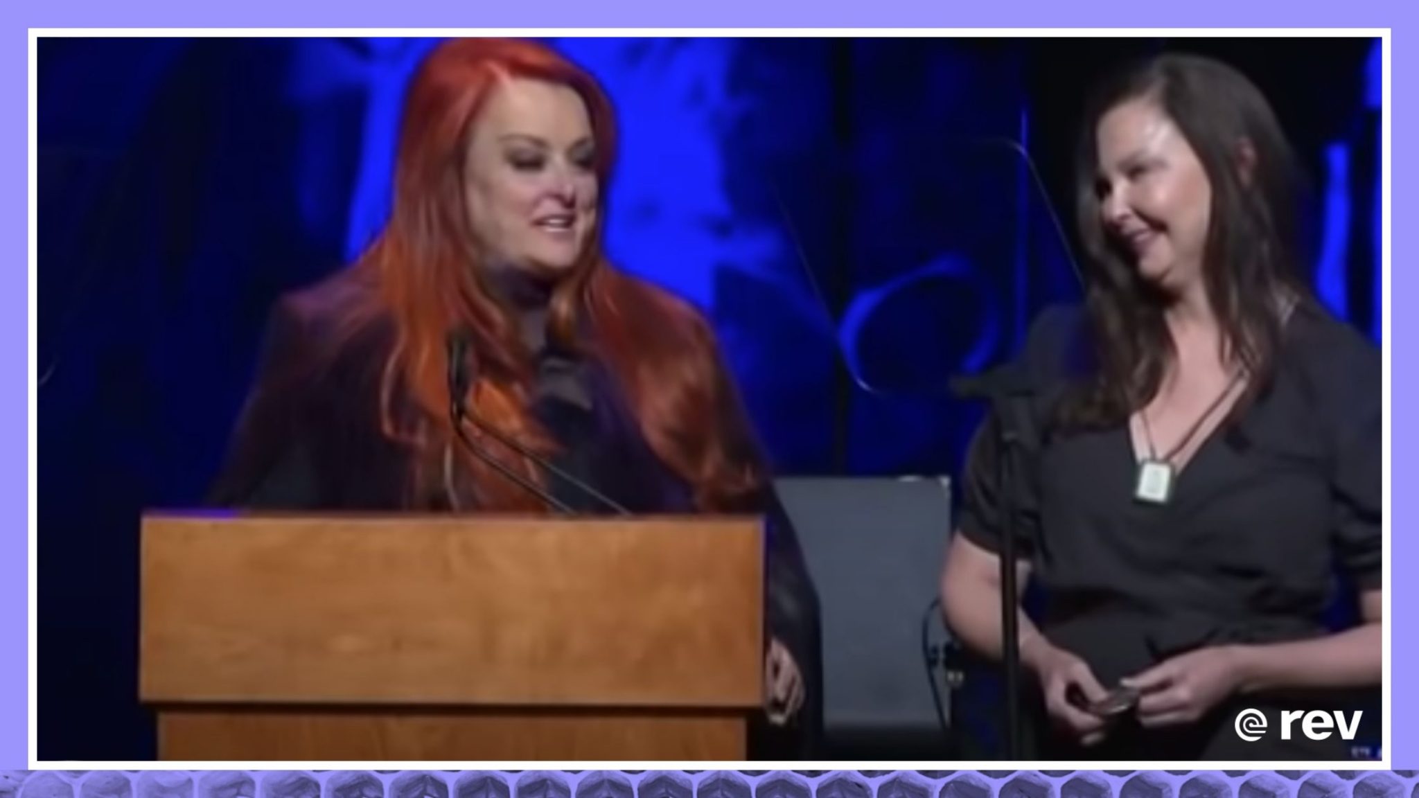 Wynonna and Ashley Judd accept The Judds Country Music Hall of Fame induction 5/01/22 Transcript