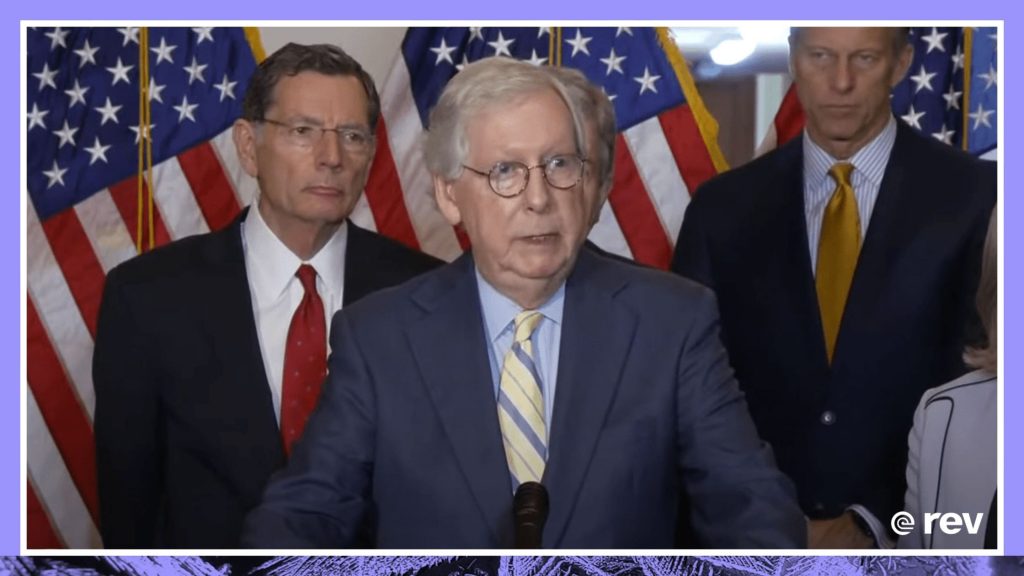 Senate Minority Leader McConnell, GOP Leaders hold their post-lunch press conference 5/03/22 Transcript