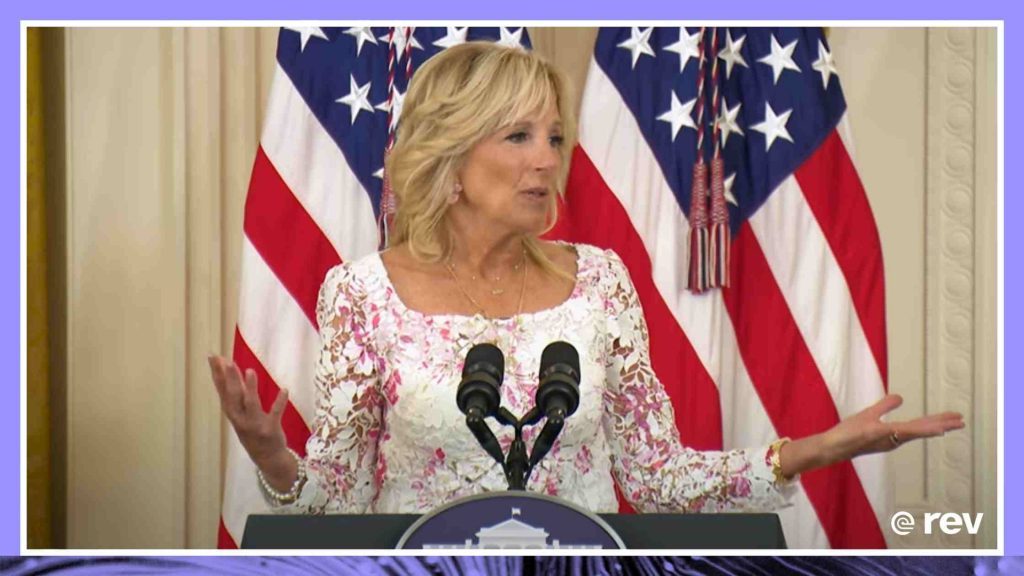 First Lady Jill Biden Hosts the Unveiling of a New U.S. Postal Service Stamp 6/06/22 Transcript