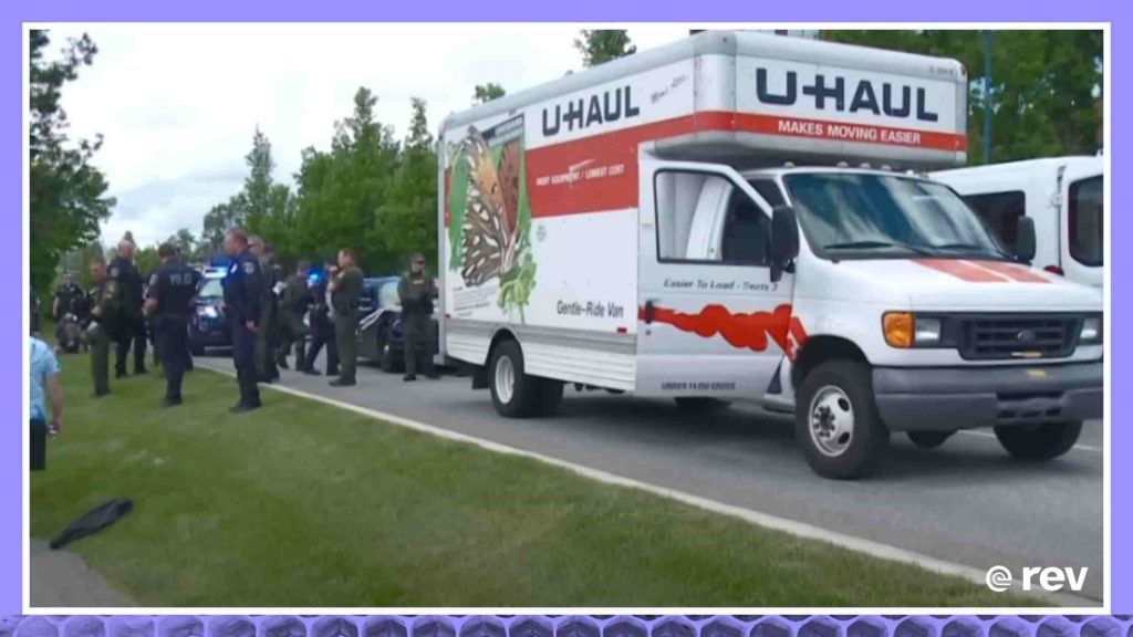 Police arrest 31 people with ties to hate group found inside U-haul 6/11/22 Transcript