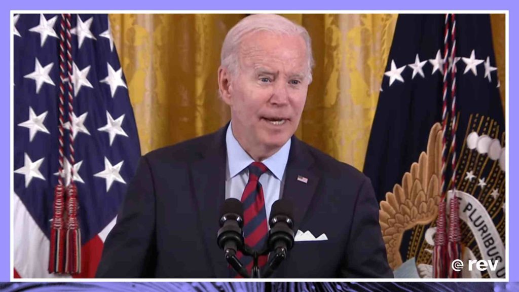 President Joe Biden gives speech marking Pride Month celebration 6/15/22 Transcript