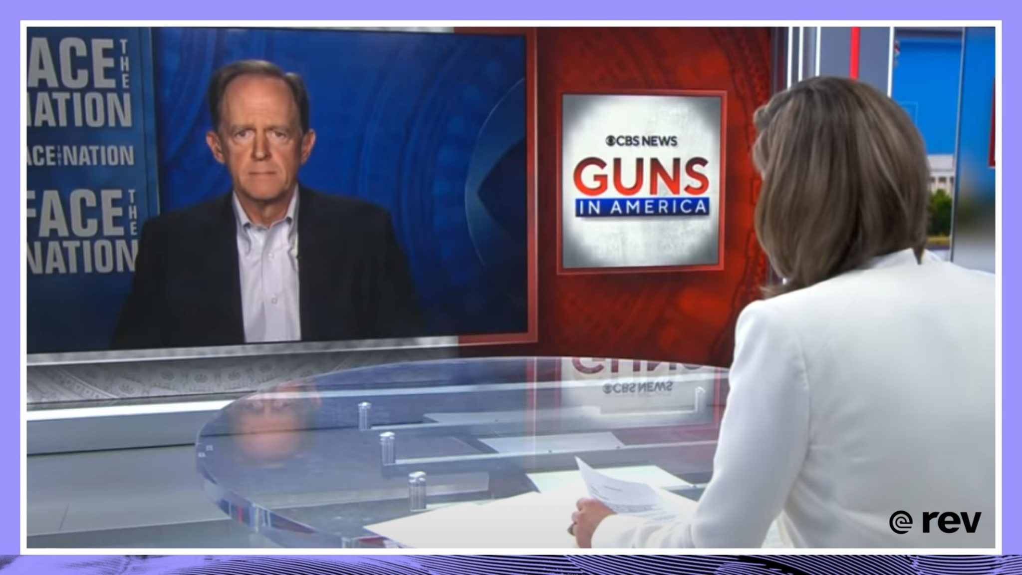 Toomey says expanding gun background checks "on the table" as Senate talks continue 6/05/22 Transcript
