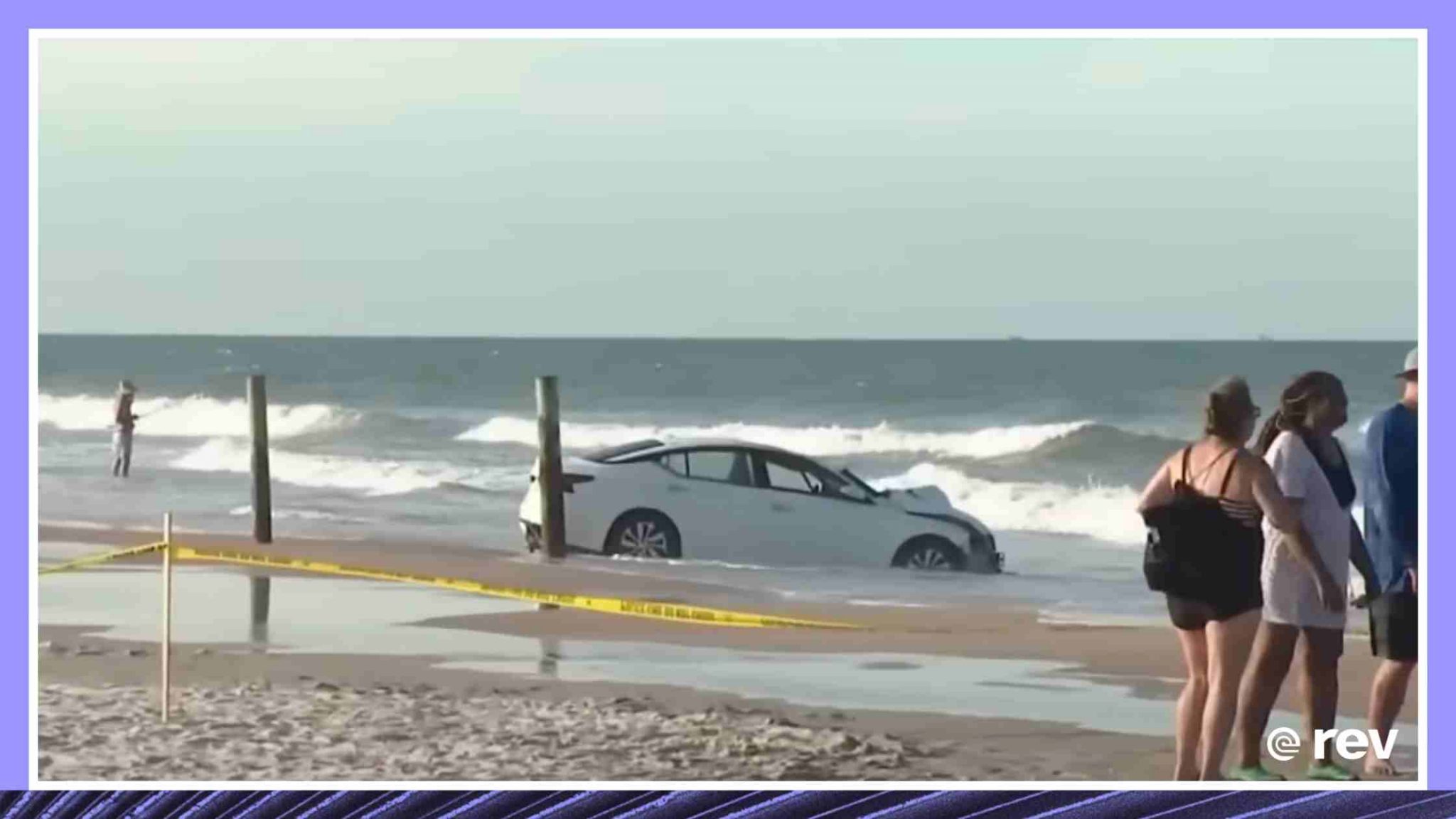 Car crashes through crowded Florida beach, injures multiple people Transcript